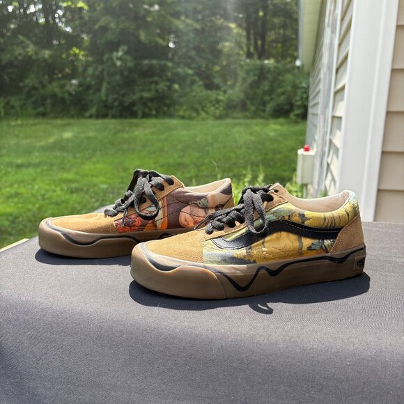 Size W 5.5 M4- VANS MoMA x Old Skool Salvador Dali's The Persistence of Memory - Picture 1 of 5